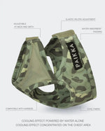 Охолоджуючий жилет для собак PAIKKA Cool Vest Green Leo