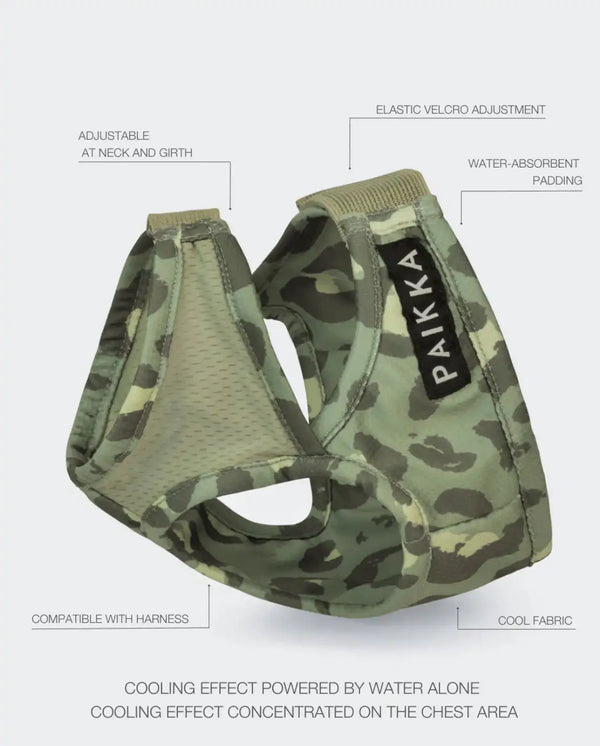 Охолоджуючий жилет для собак PAIKKA Cool Vest Green Leo