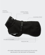 Попона для собак осінь/зима Softshell Black Paikka