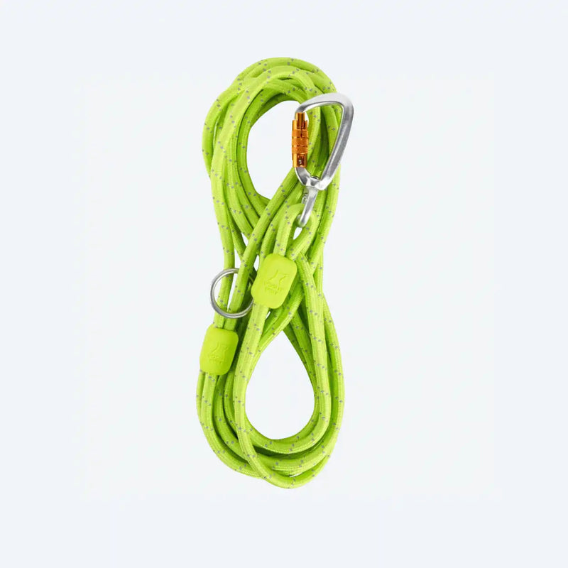 Повідець Long Rope Leash Woolly Wolf Lime  - 600см.
