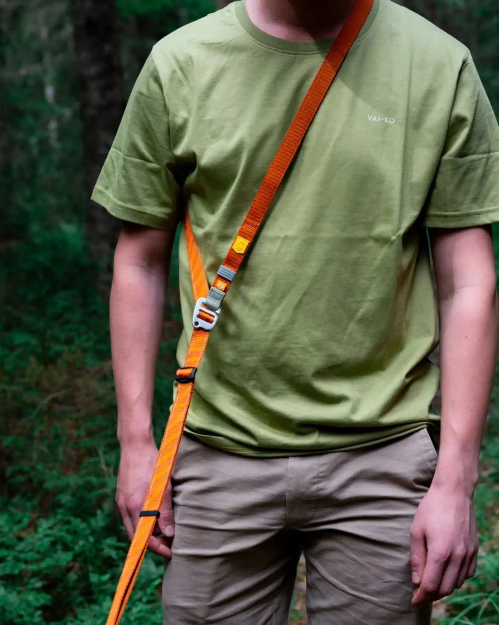 Повідець - перестібка Multi-use для собак Wooly Wolf Roam Adjustable Leash Terracotta Ripple