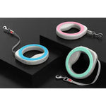ПОВІДЕЦЬ-РУЛЕТКА ДЛЯ СОБАК WAUDOG R-LEASH, КРУГЛА, XS-M, ДО 40 КГ, 2,9 М, СВІТЛОВІДБИВАЮЧА СТРІЧКА