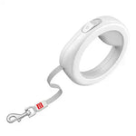 ПОВІДЕЦЬ-РУЛЕТКА ДЛЯ СОБАК WAUDOG R-LEASH, КРУГЛА, XS-M, ДО 40 КГ, 2,9 М, СВІТЛОВІДБИВАЮЧА СТРІЧКА