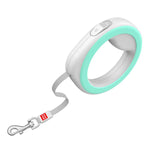 ПОВІДЕЦЬ-РУЛЕТКА ДЛЯ СОБАК WAUDOG R-LEASH, КРУГЛА, XS-M, ДО 40 КГ, 2,9 М, СВІТЛОВІДБИВАЮЧА СТРІЧКА