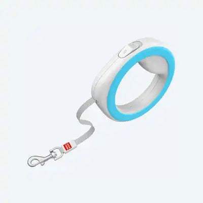 ПОВІДЕЦЬ-РУЛЕТКА ДЛЯ СОБАК WAUDOG R-LEASH, КРУГЛА, XS-M, ДО 40 КГ, 2,9 М, СВІТЛОВІДБИВАЮЧА СТРІЧКА