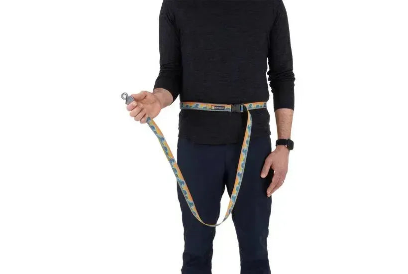 Регульований повідець для собак Ruffwear Crag EX™ оранжево-блакитний