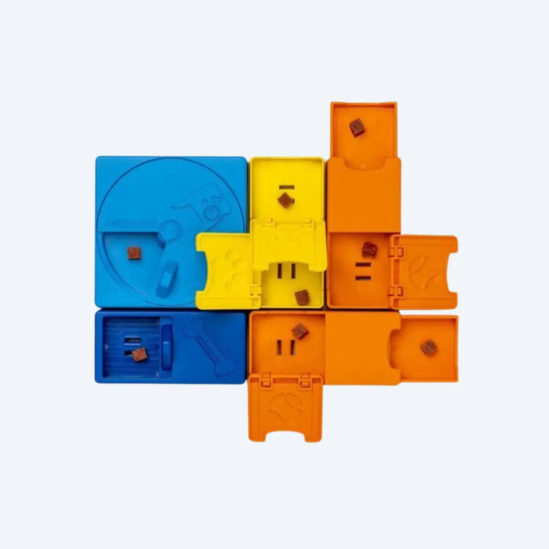 Розвиваюча іграшка конструктор для собак Pawzler Rainbow Set Mini