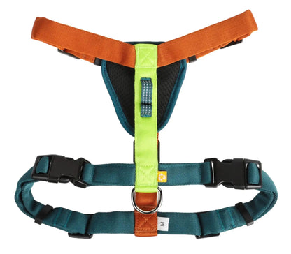 Шлея для собак Color Block Lime Mix Woolly Wolf
