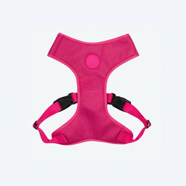 Шлея для собак Zee.Dog - Pink LED Adjustable Air Mesh Harness