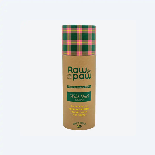 Сублімовані Ласощі для собак з Дикої Качки Raw for Paw, 45 грамів