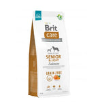 Сухий корм Brit Care Dog Grain-free Senior & Light для старіючих собак, беззерновий з лососем