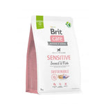 Сухий корм Brit Care Dog Sustainable Sensitive для собак з чутливим травленням, з рибою та комахами