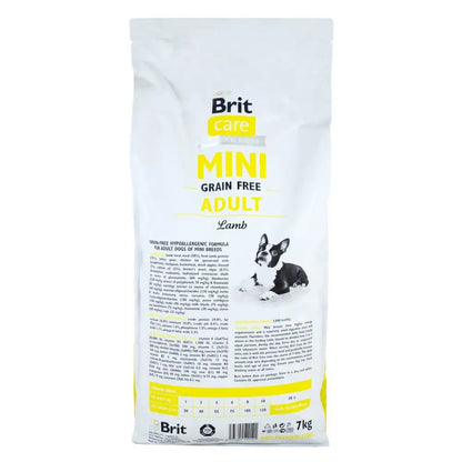 Сухий корм Brit Care GF Mini для дорослих собак мініатюрних порід, з ягням