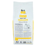 Сухий корм Brit Care GF Mini Hair & Skin для собак мініатюрних порід, для шкіри та шерсті, з лососем та оселедцем