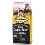 Сухий корм Carnilove Fresh Chicken & Rabbit для дорослих собак всіх порід, курка та кролик