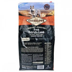 Сухий корм Carnilove Fresh Ostrich & Lamb для дорослих собак дрібних порід, ягня та страус