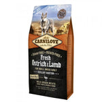 Сухий корм Carnilove Fresh Ostrich & Lamb для дорослих собак дрібних порід, ягня та страус