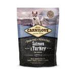 Сухий корм Carnilove Salmon & Turkey для цуценят всіх порід, лосось та індичка