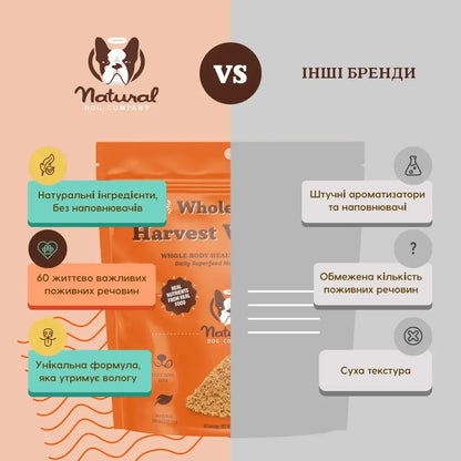 Суперфуд для собак суміш овочів Harvest Vegetable Granules Natural Dog Company