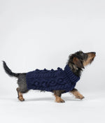 Светр для собак Handmade Knit Navy Paikka