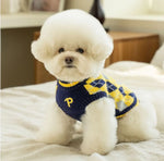 Светр для собак Клітинка GIZMO PAXD-TS2058 Puppia (Yellow)