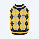 Светр для собак Клітинка GIZMO PAXD-TS2058 Puppia (Yellow)