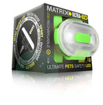 Світлодіодний ліхтарик для собак на нашийник Max & Molly Matrix Ultra LED, салатовий