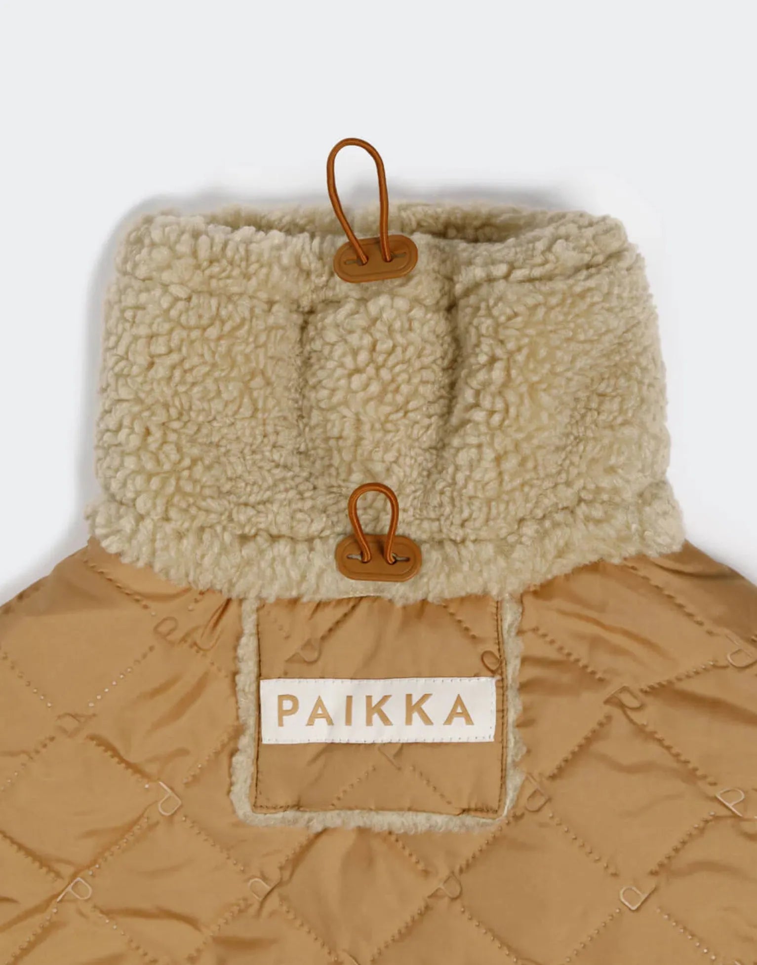 Тепла попона для собак Winter Sherpa Jacket Camel Paikka
