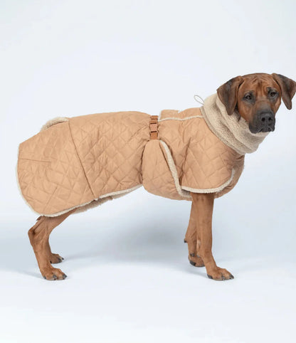Тепла попона для собак Winter Sherpa Jacket Camel Paikka