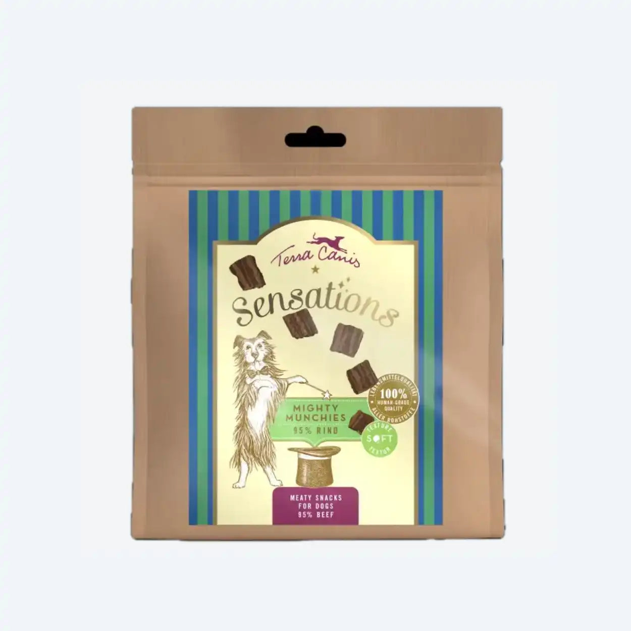 Смаколики для собак Terra canis SENSATIONS Mighty Munchies Яловичина 90 г