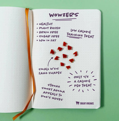 Веганські ласощі для собак в Pouch з гарбузом та димним смаком Wowzers W'ZIS