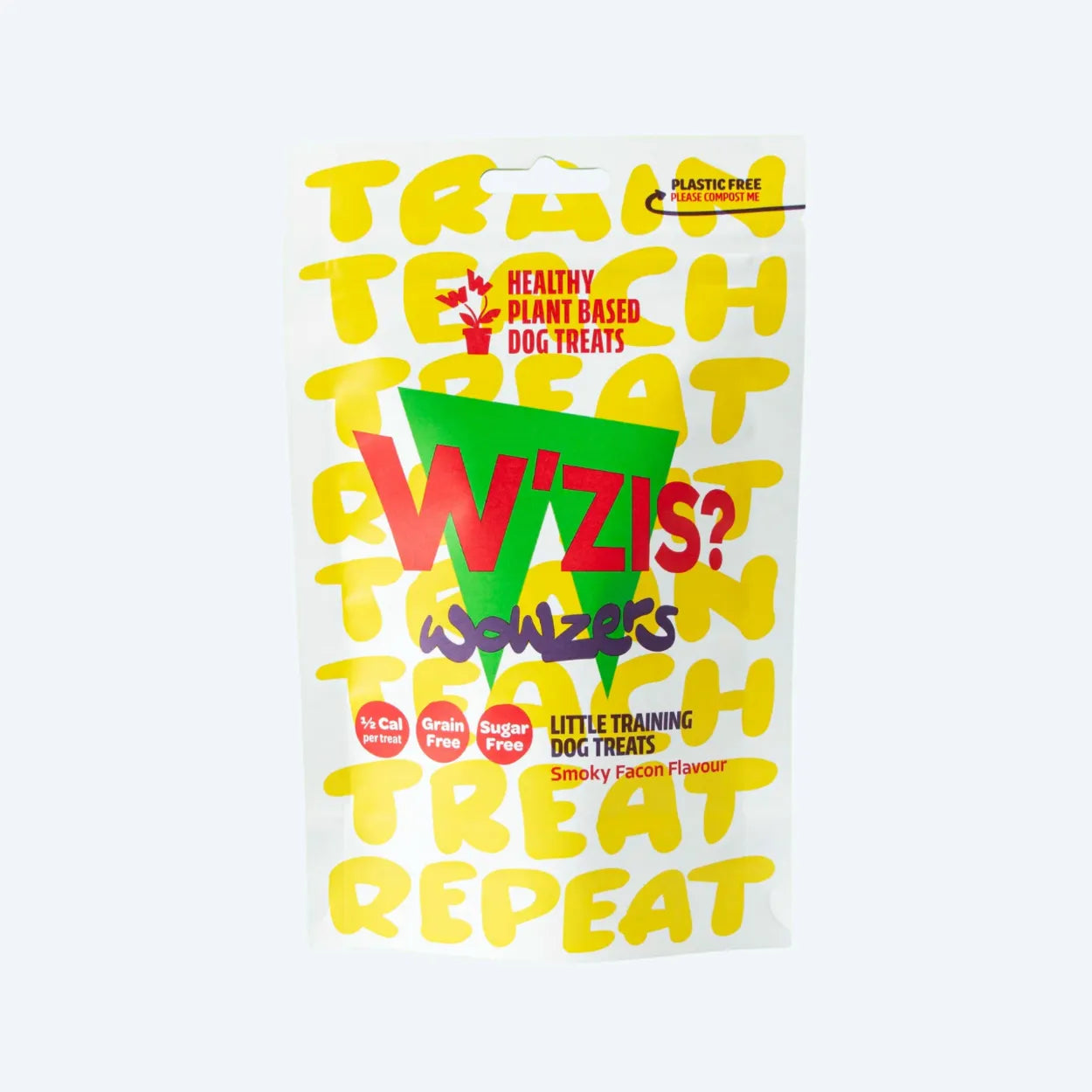 Веганські ласощі для собак в Pouch з гарбузом та димним смаком Wowzers W'ZIS