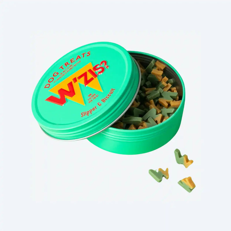 Веганські смаколики для собак w`zis в баночках (Slipper & Biscuit Tin of Treats)- 50 грам