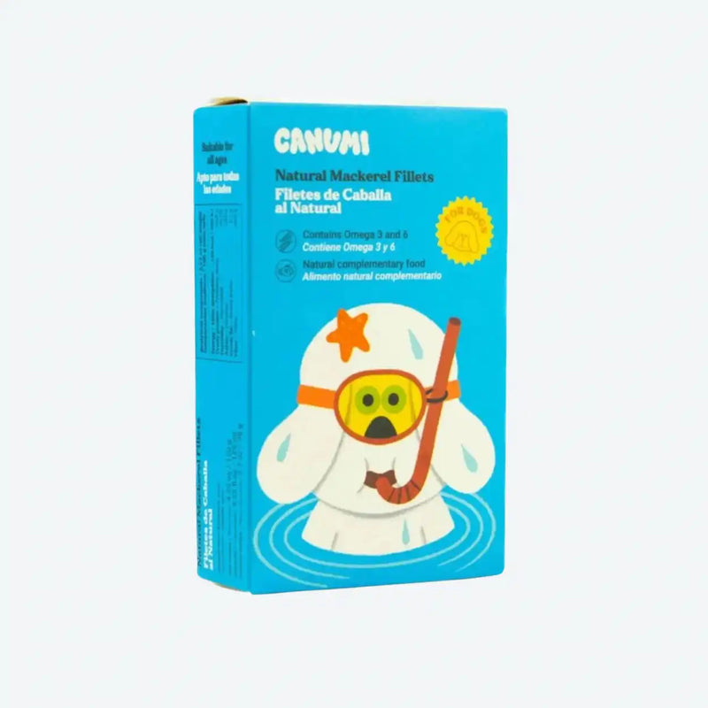 Вологий корм для собак з натурального філе скумбрії Canumi - 120грам.