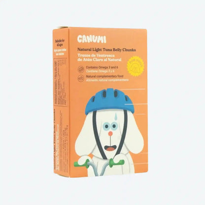 Вологий корм для собак з натурального Світлого Тунця Canumi - 120грам.