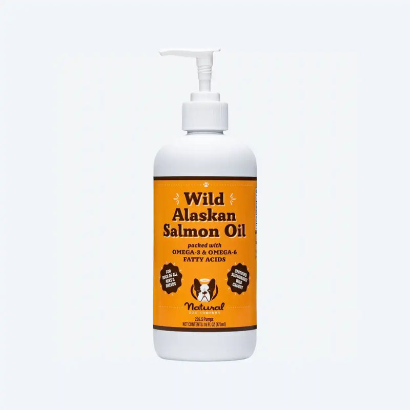 Лососева олія Wild Alaskan Salmon Oil Natural Dog Company, 480мл