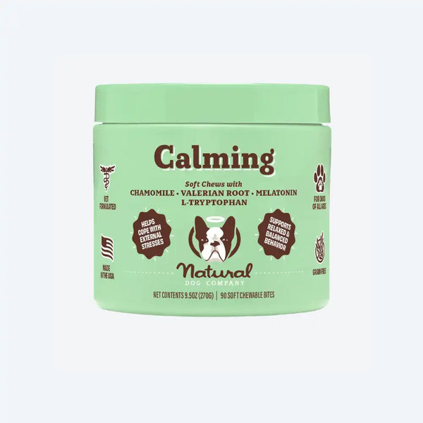 Заспокійливі вітаміни для собак Natural Dog Company Calming Supplement, 90шт