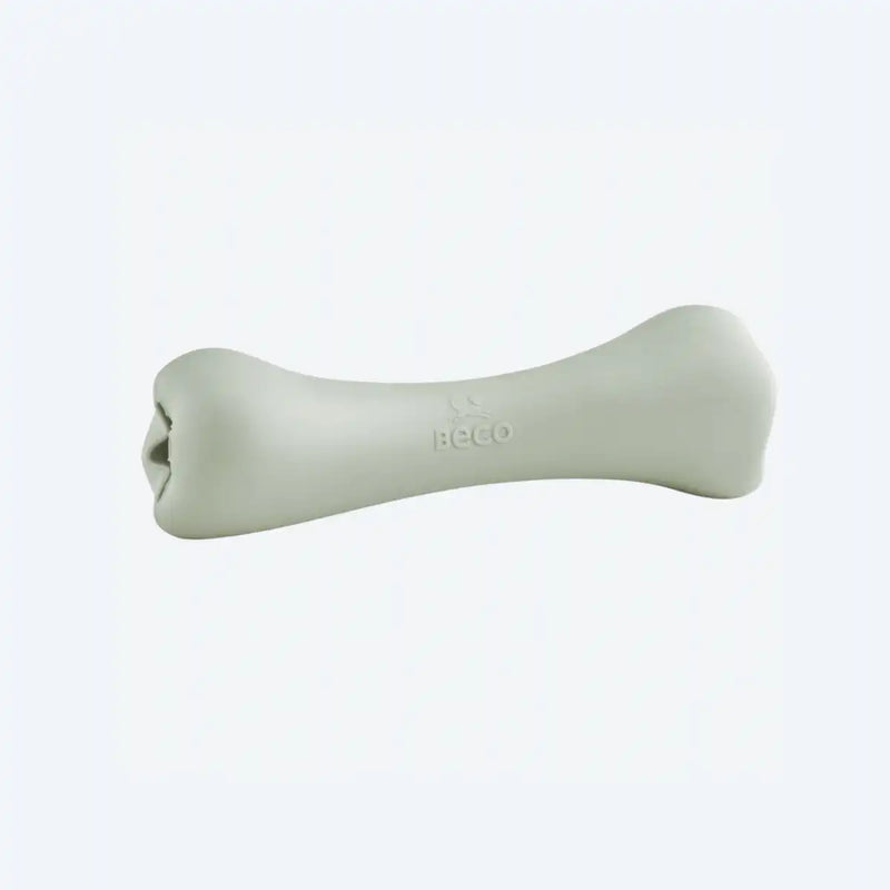 Жувальна іграшка з отвором для ласощів для собак Beco Pets Treat Bone Зелений