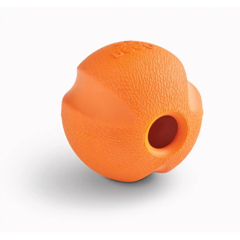 Іграшка м'ячик з отвором для ласощів для собак Beco Pets Fetch Ball Помаранчевий