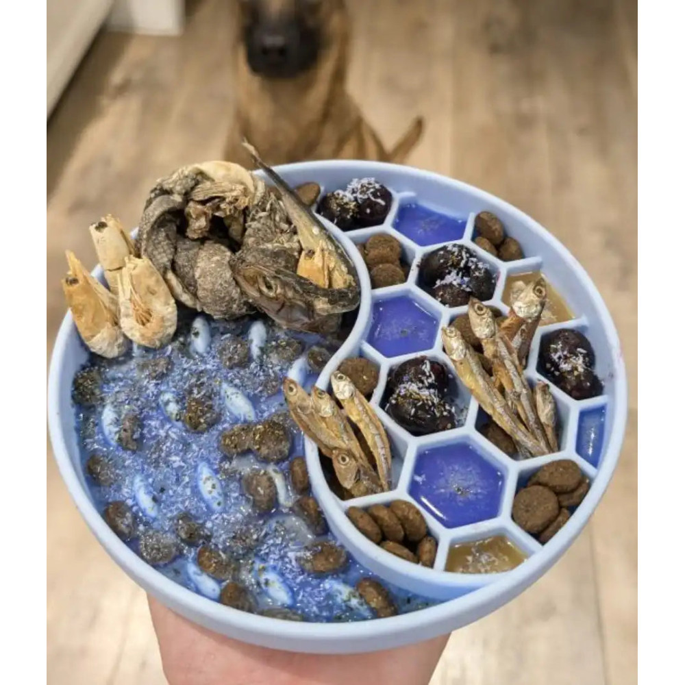 Натуральний топер (вітамінна та смакова добавка) для собак Cooka's Cookies Mermaid Dust Кокос з блакитною спіруліною, 65 грам.