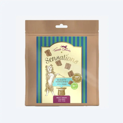 Смаколики для собак Terra canis SENSATIONS Mighty Munchies Риба 90г, 90 грам.