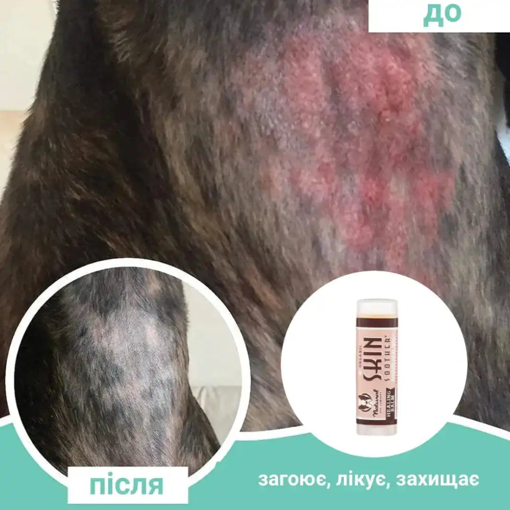 Бальзам для шкіри Skin Soother Natural Dog Company, 4.25 мл. стік  - фото 5