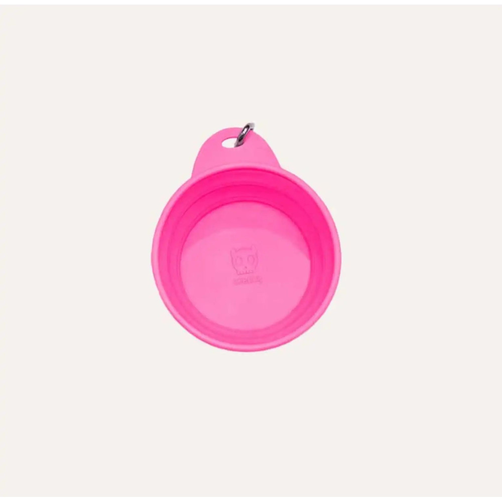 Дорожня складна миска для собак Zee.Dog - Go Bowl, pink, 500 мл.
