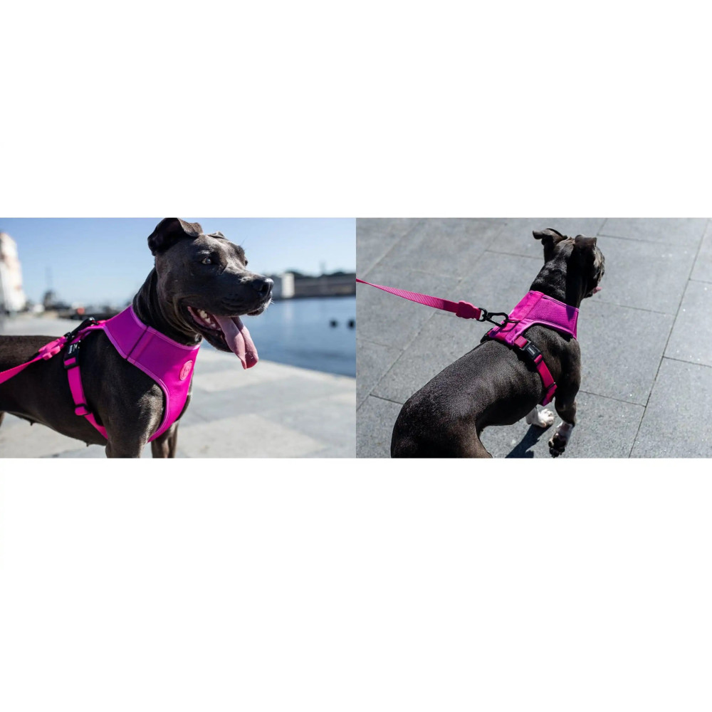 Повідець для собак Zee.Dog - Pink LED, 120 см., XS  - фото 5