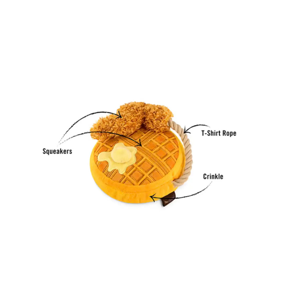 Іграшка для собак Burking Brunch Collection - Chicken & Woofles Pet Play, Mini
