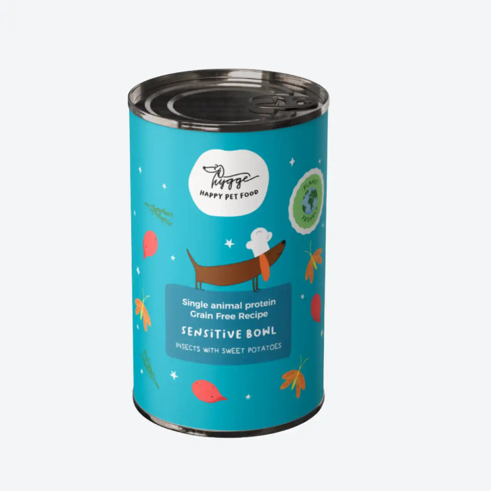Вологий корм для собак з Комашок та солодкої картоплі Hygge, 400 гр.