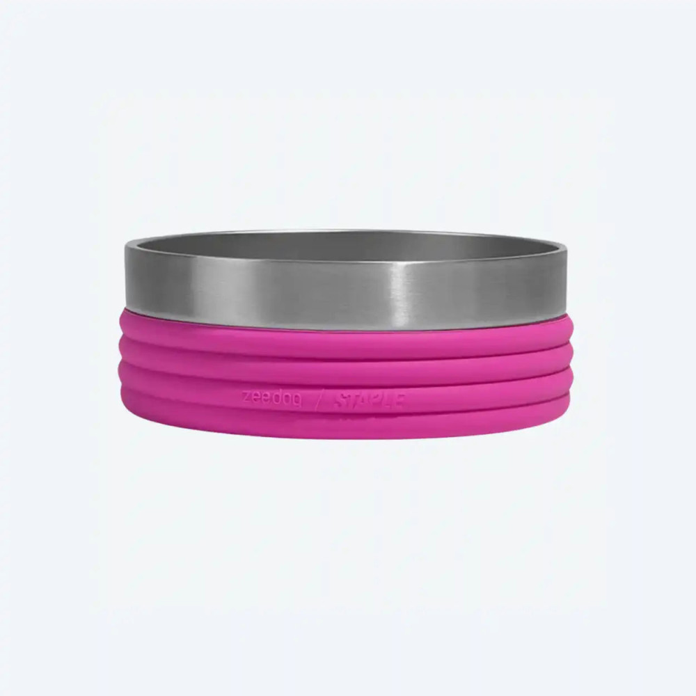 Миска для собак Zee.Dog - Staple Tuff Bowl, pink, 1.2 л. 