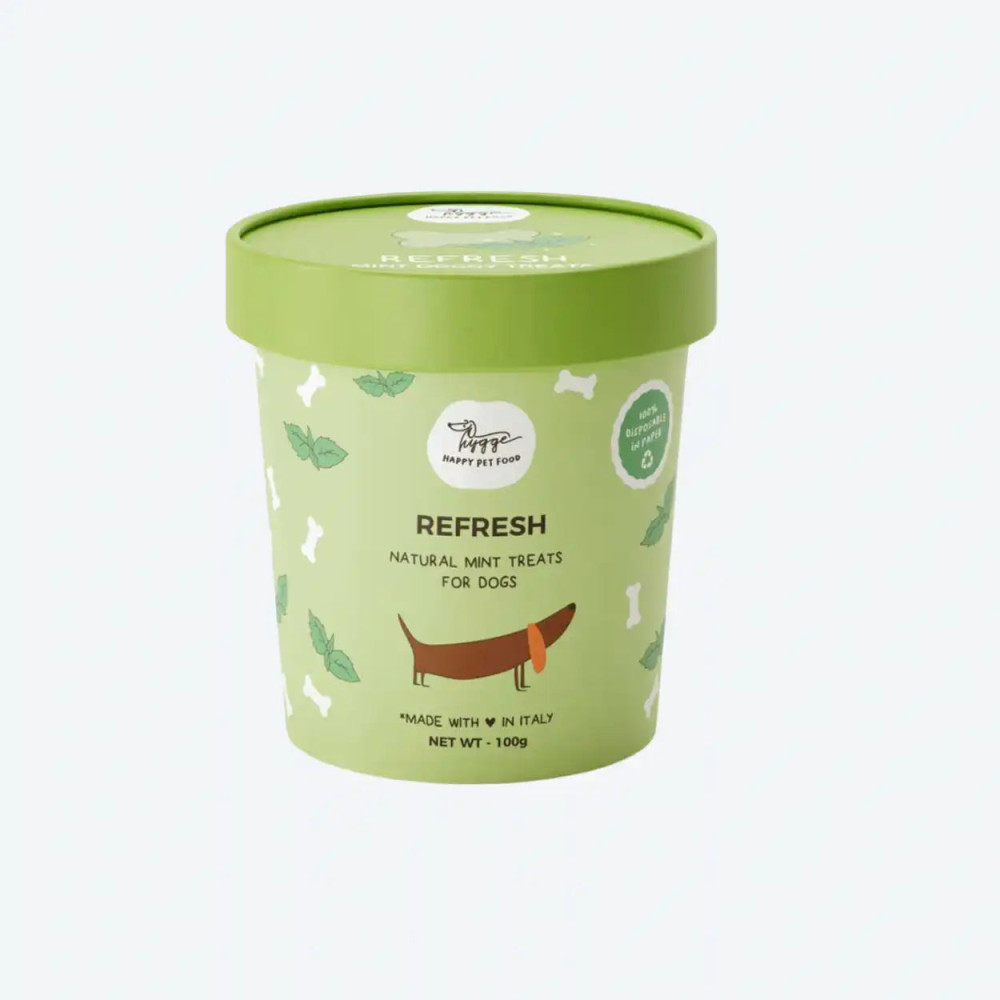 Ласощі для собак печиво з м'ятним смаком Hygge - Refresh, 100 г, 100 гр.