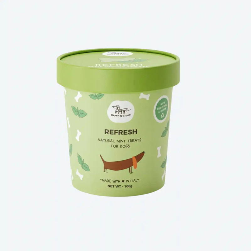 Ласощі для собак печиво з м'ятним смаком Hygge - Refresh, 100 г, 100 гр.