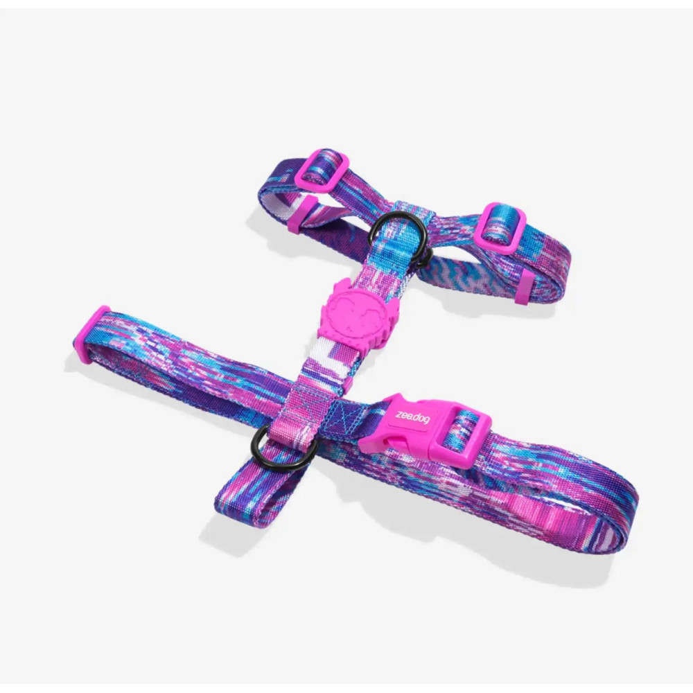 Шлея для собак Zee.Dog - Glitch Error #502 H-Harness, XS